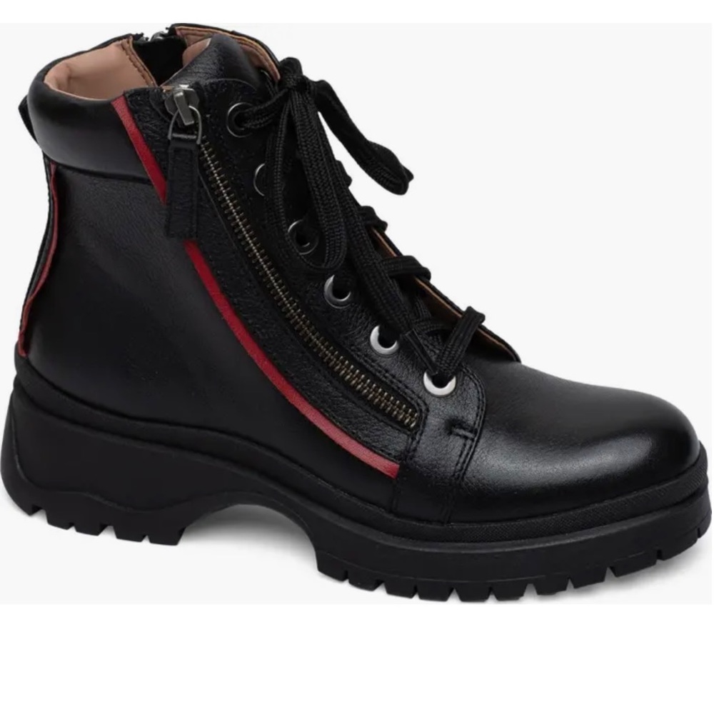 Paolo Black Leather Boots NIB-Size 10